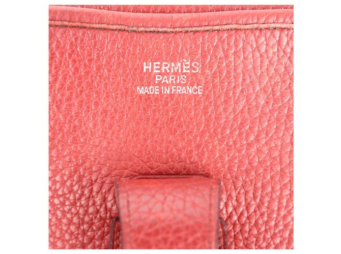 Evelyne Hermès Hermes Evelyn 2 33 GM Taurillon Clemence in Rouge H: 2004 Rosso - vista 13