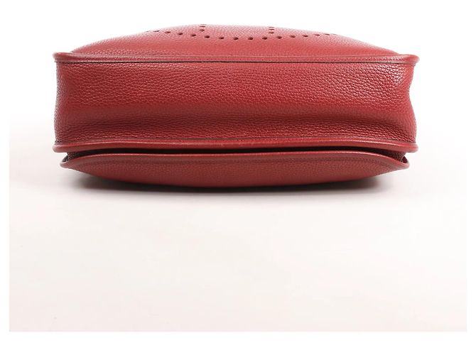 Evelyne Hermès Hermes Evelyn 2 33 GM Taurillon Clemence in Rouge H: 2004 Rosso - vista 5