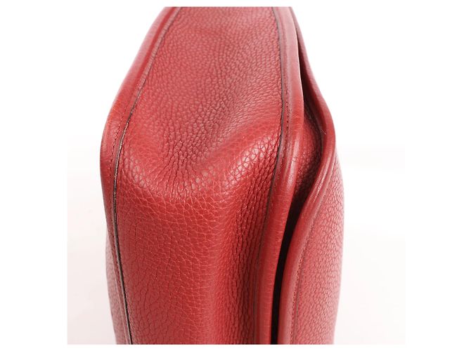Evelyne Hermès Hermes Evelyn 2 33 GM Taurillon Clemence in Rouge H: 2004 Rosso - vista 6