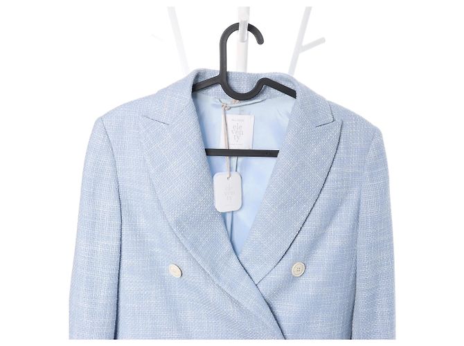 Autre Marque Blazer de lana Eleventy en azul, talla 40 IT - vista 4