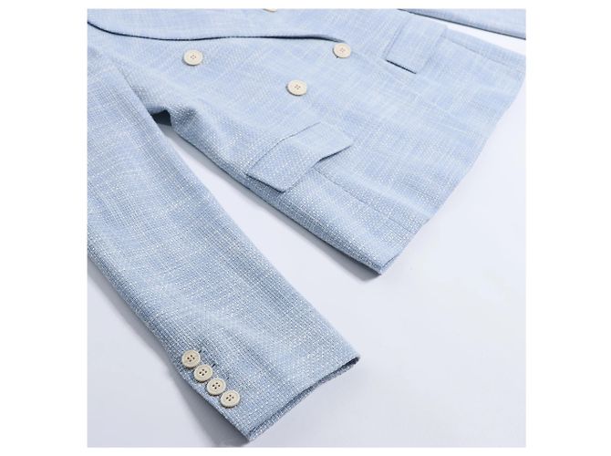 Autre Marque Blazer de lana Eleventy en azul, talla 40 IT - vista 7