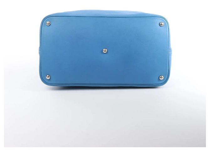 Hermès Borsa HERMES Bolide Relax 45 in Veau Sikkim Azure T:2015 Beige - vista 12