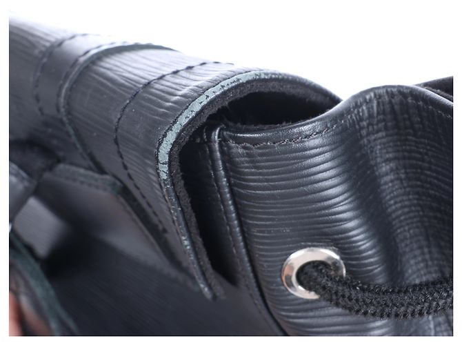 Zaino Louis Vuitton Christopher PM in pelle Epi Nero M50159 - vista 4