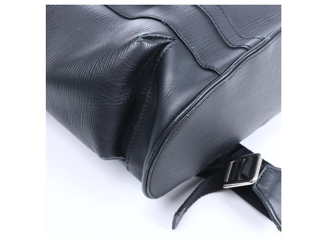 Zaino Louis Vuitton Christopher PM in pelle Epi Nero M50159 - vista 5