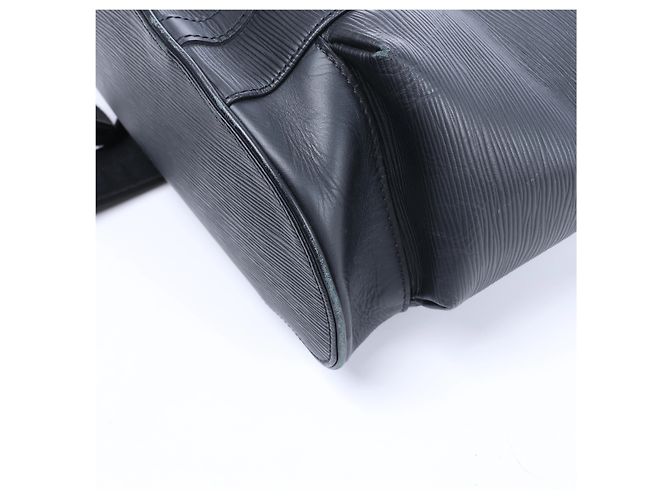 Zaino Louis Vuitton Christopher PM in pelle Epi Nero M50159 - vista 6