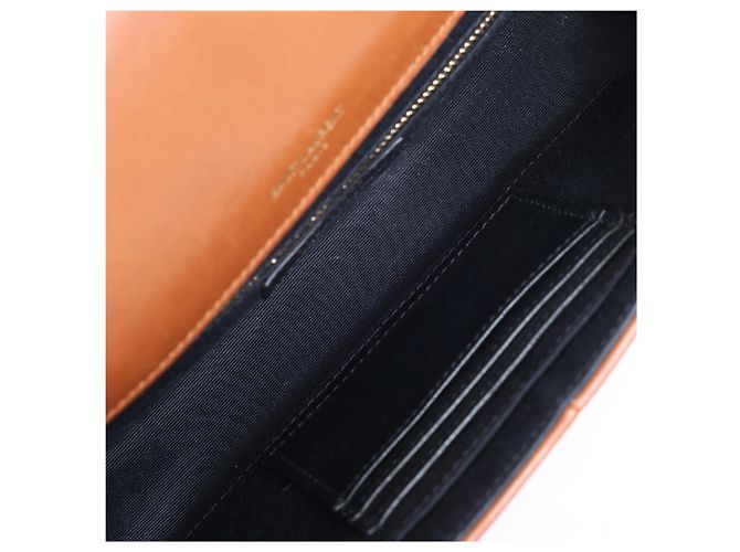 Autre Marque Borsa a tracolla con catena Jamie in pelle Saint Laurent Paris, Brown 515821 - vista 10