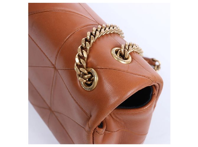 Autre Marque Borsa a tracolla con catena Jamie in pelle Saint Laurent Paris, Brown 515821 - vista 4