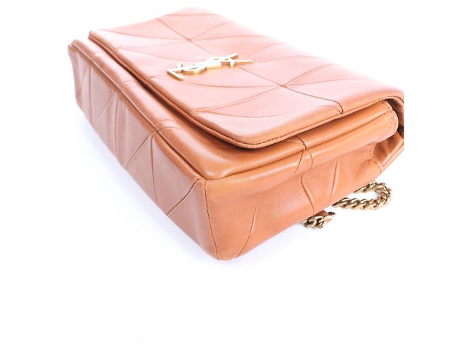 Autre Marque Borsa a tracolla con catena Jamie in pelle Saint Laurent Paris, Brown 515821 - vista 7