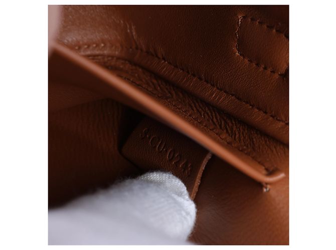 Céline Borsa a tracolla Celine Triomphe Claude in PVC e pelle, marrone - vista 12