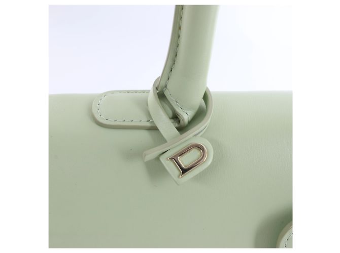 Borsa a mano 2Way Delvaux Brillant MM in pelle, Verde Beige - vista 6