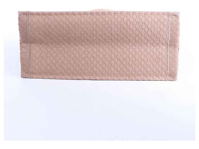 Borsa a tracolla Book Tote Large in mesh rosa Christian Dior - vista 4