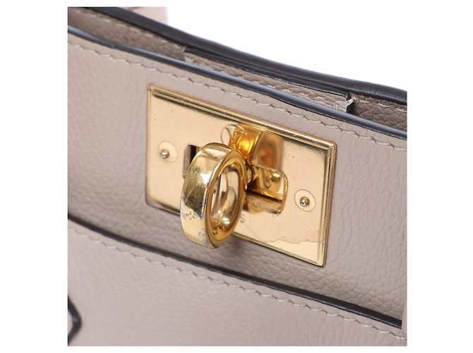 Louis Vuitton On My Side PM Monogram x Leather in Beige×Brown M57729 - vista 4