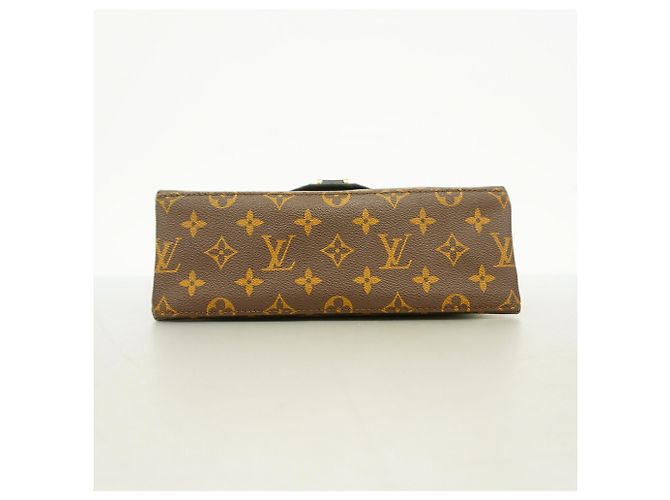 Borsa a tracolla Louis Vuitton Monogram Saint Michel Marrone Nero - vista 3