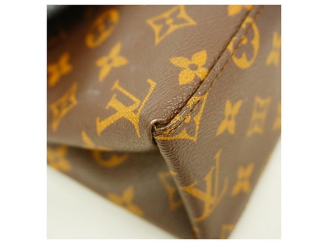 Borsa a tracolla Louis Vuitton Monogram Saint Michel Marrone Nero - vista 6