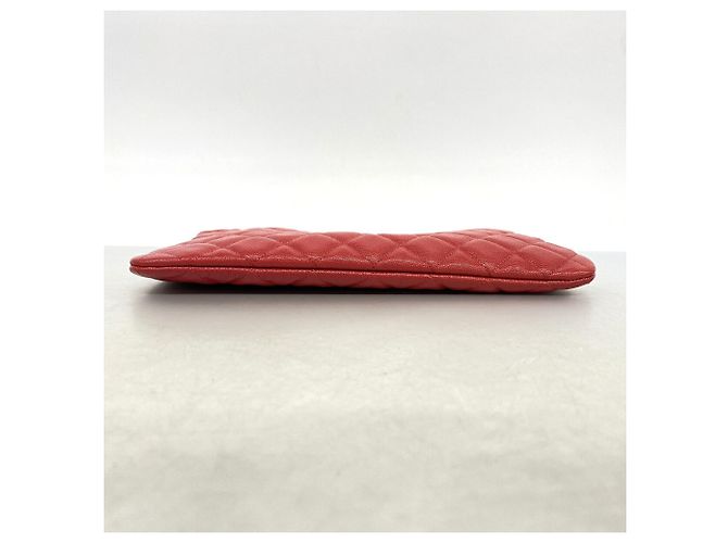 Borsa a Pochette Chanel Matelassé Rosso - vista 3