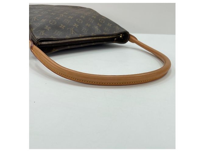 Borsa a tracolla Louis Vuitton Looping GM Marrone - vista 10