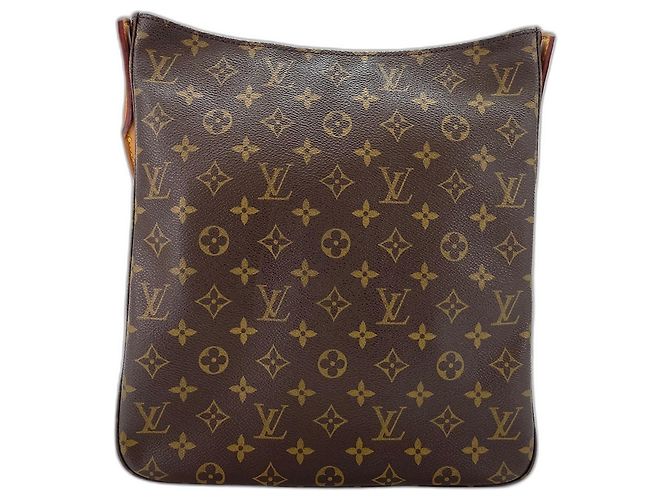 Borsa a tracolla Louis Vuitton Looping GM Marrone - vista 2