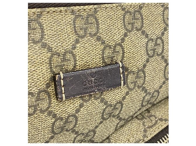 Borsa a tracolla Gucci GG Supreme Marrone - vista 10