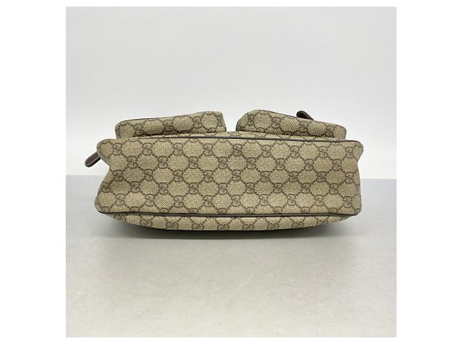 Borsa a tracolla Gucci GG Supreme Marrone - vista 3