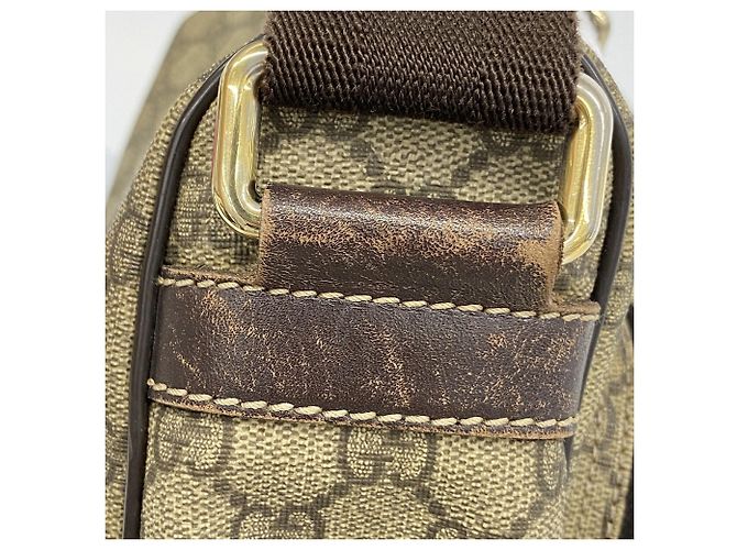 Borsa a tracolla Gucci GG Supreme Marrone - vista 8