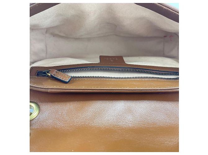 Borsa a tracolla GUCCI GG Marmont Brown Marrone - vista 9
