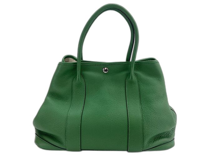 Hermès Borsa HERMES Garden Party PM, Green Verde - vista 2