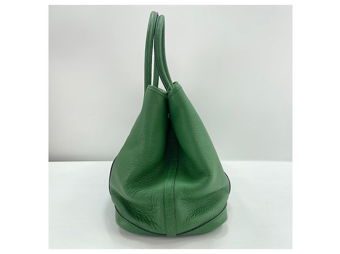 Hermès Borsa HERMES Garden Party PM, Green Verde - vista 5