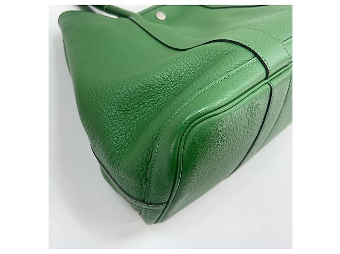 Hermès Borsa HERMES Garden Party PM, Green Verde - vista 7