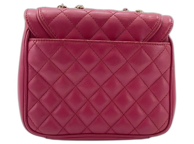 Borsa a tracolla Chanel Matelassé in rosa - vista 2