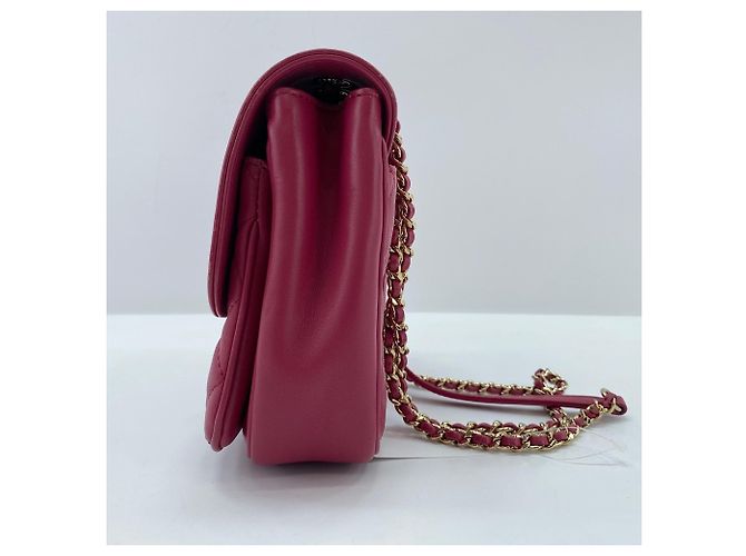 Borsa a tracolla Chanel Matelassé in rosa - vista 3