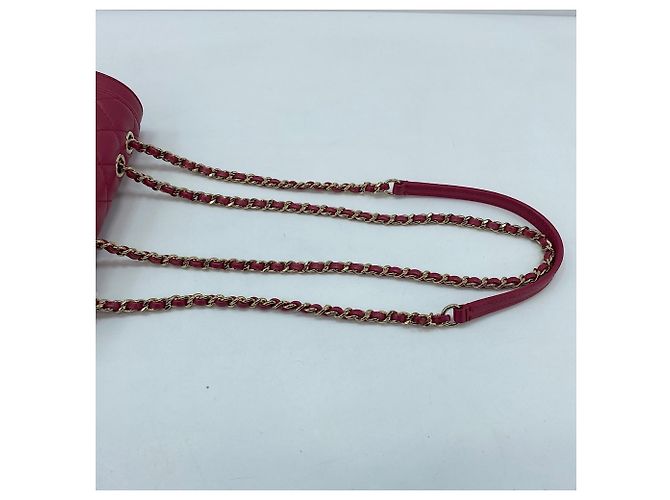 Borsa a tracolla Chanel Matelassé in rosa - vista 8