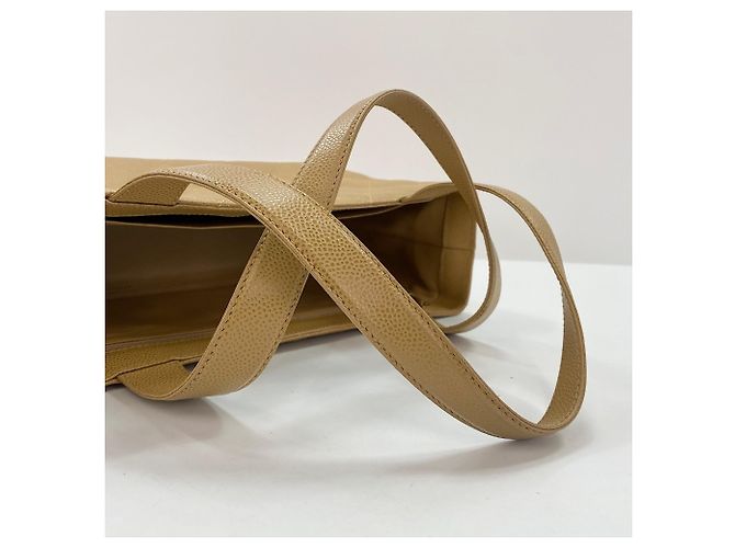 Borsa Tote Chanel Matelassé in Beige - vista 10