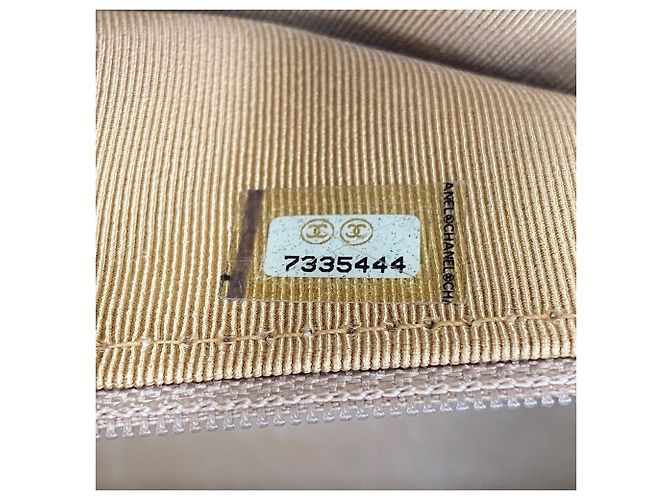 Borsa Tote Chanel Matelassé in Beige - vista 15