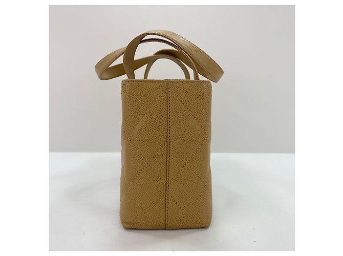 Borsa Tote Chanel Matelassé in Beige - vista 6