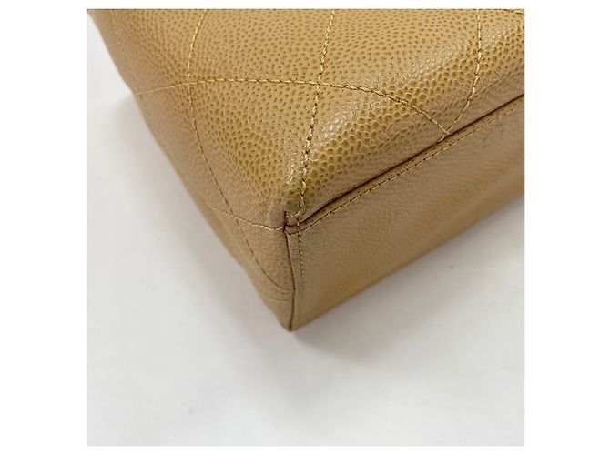 Borsa Tote Chanel Matelassé in Beige - vista 8