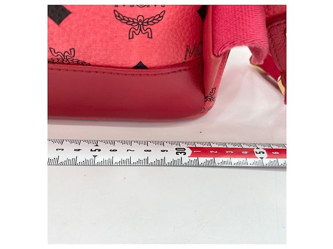 Zaino MCM borchiato in Pink Rosa - vista 4