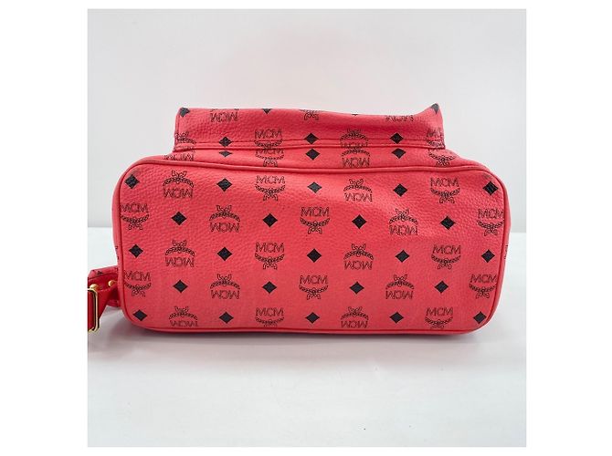 Zaino MCM borchiato in Pink Rosa - vista 7