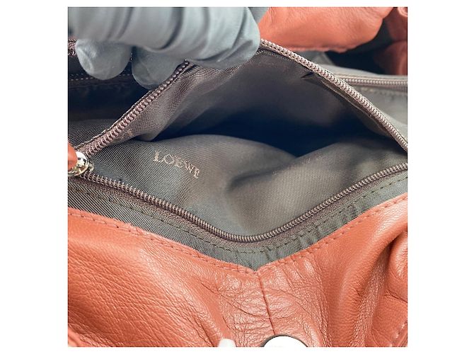 Borsa Loewe Nappa Aire Red Rosso - vista 12