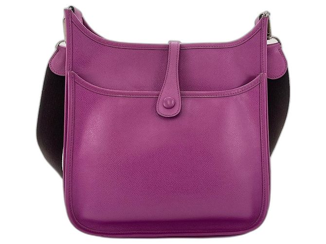 Hermès Borsa a tracolla Hermes Evelyne 2PM Porpora - vista 3
