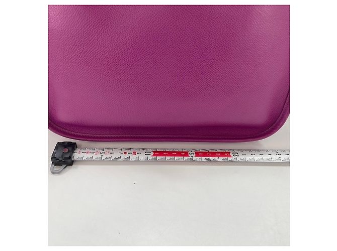 Hermès Borsa a tracolla Hermes Evelyne 2PM Porpora - vista 4