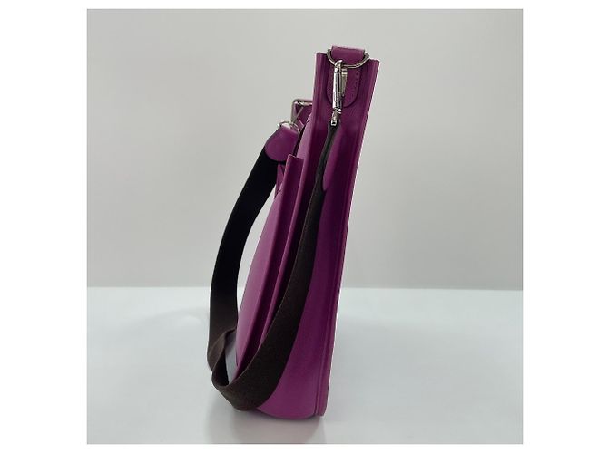 Hermès Borsa a tracolla Hermes Evelyne 2PM Porpora - vista 5