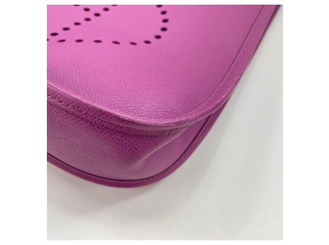 Hermès Borsa a tracolla Hermes Evelyne 2PM Porpora - vista 9