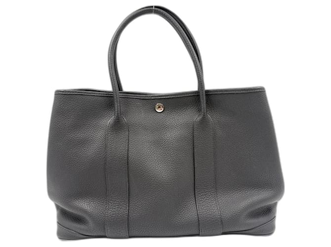 Hermès Borsa Hermes Garden Party PM Marrone - vista 3