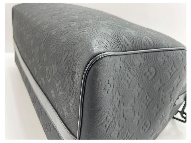 Borsa Boston Louis Vuitton Keepall Bandoulière Nero - vista 8