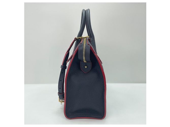 Borsa Louis Vuitton Pont Neuf MM in Navy Blu navy - vista 3