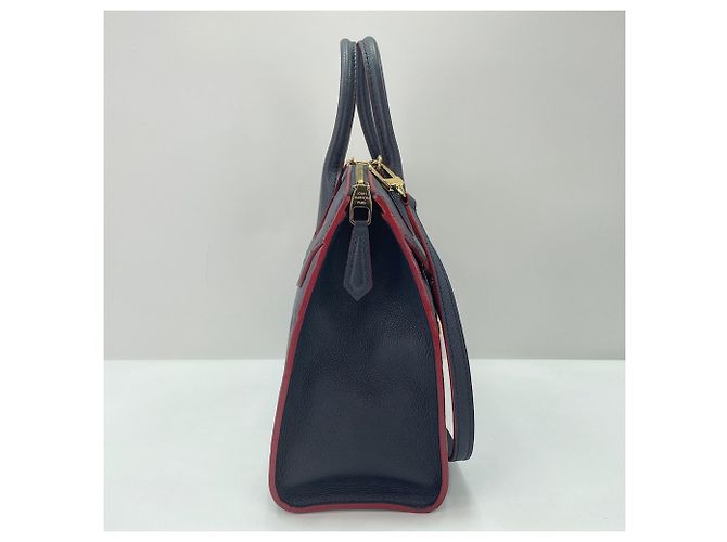 Borsa Louis Vuitton Pont Neuf MM in Navy Blu navy - vista 4