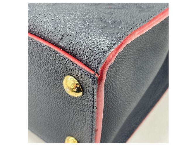 Borsa Louis Vuitton Pont Neuf MM in Navy Blu navy - vista 6