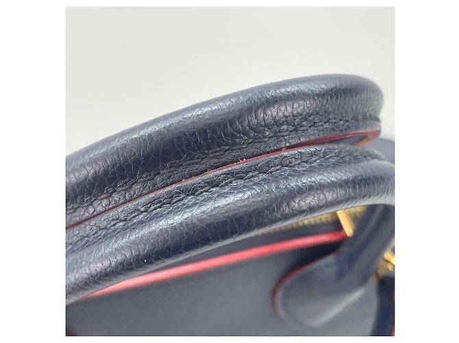 Borsa Louis Vuitton Pont Neuf MM in Navy Blu navy - vista 9