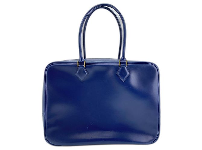 Hermès Borsa HERMES Plume 32 in Navy Blu navy - vista 3