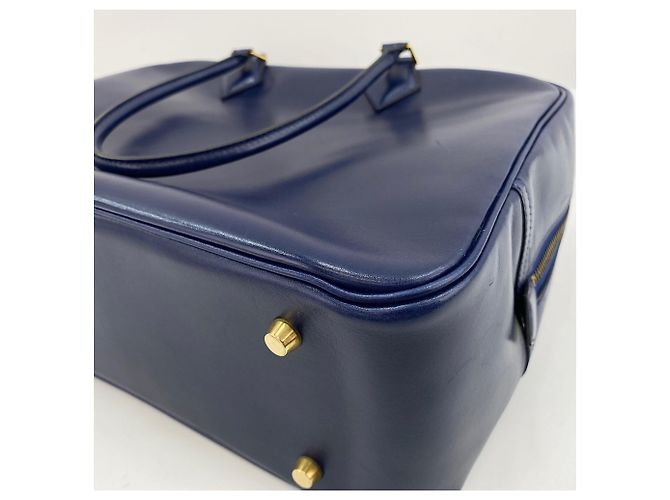 Hermès Borsa HERMES Plume 32 in Navy Blu navy - vista 8